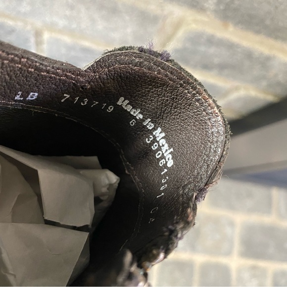 Liberty Black Handmade in Mexico black leather booties Size 6 - Picture 13 of 15